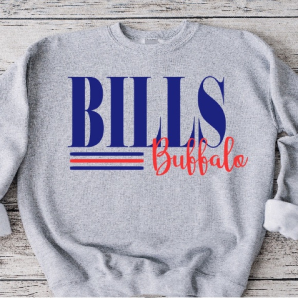 ⭐️HP⭐️ Bills Stripe Crewneck